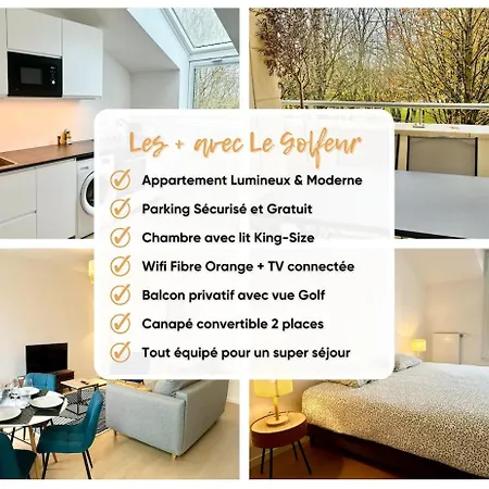 Le Golfeur - 15 Min - 28 Min Paris Apartamento